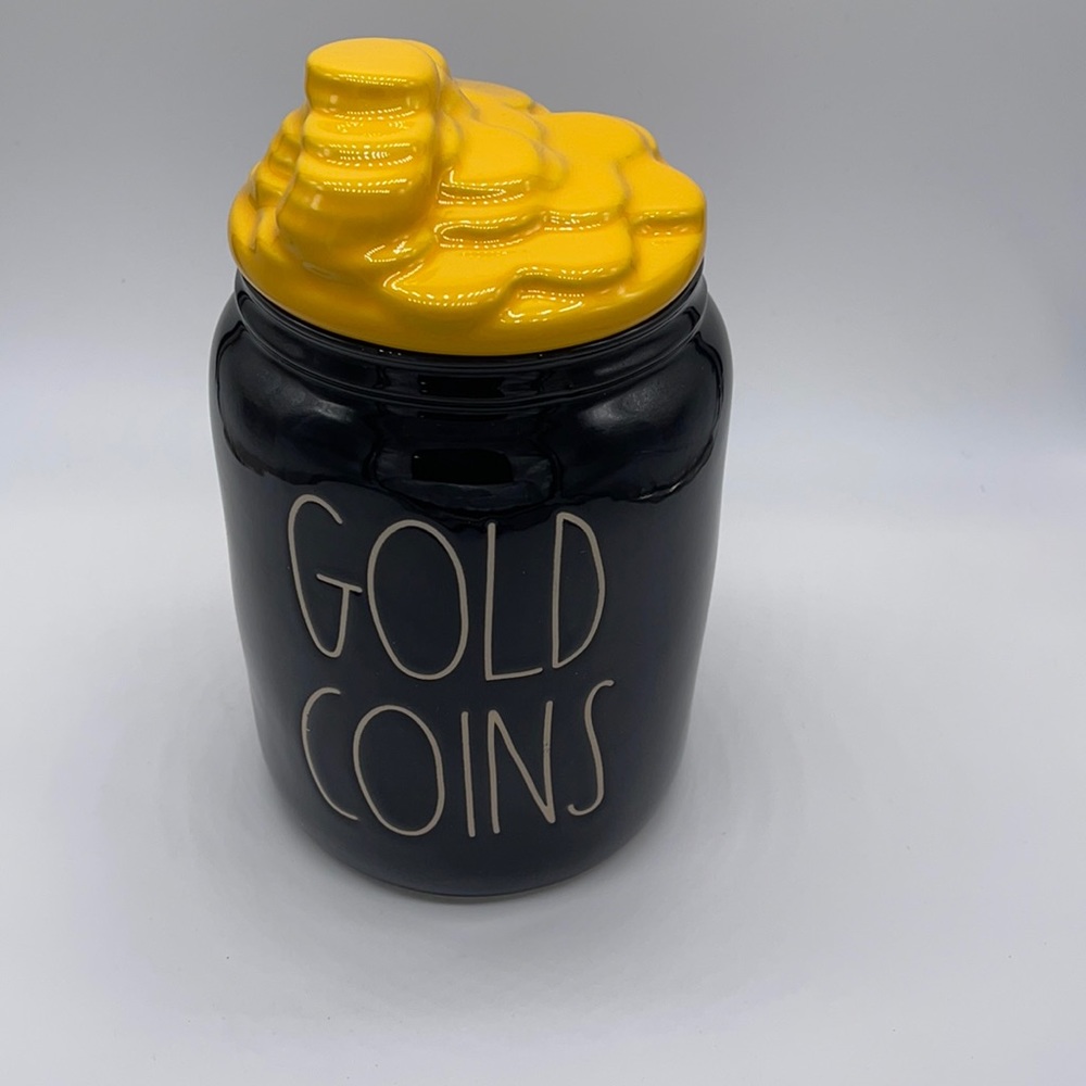 Rae Dunn LLC Canister “GOLD COINS”